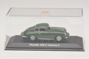 Porsche 356C Carrera 2 Dunkelgrün Maxichamps 1:43 940062360 Druckguss — Bild 4 von 5