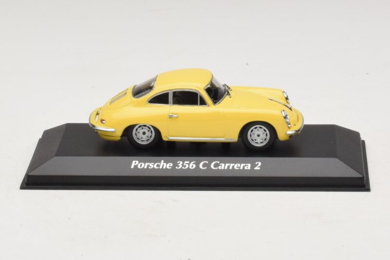 Porsche 356C Carrera 2 Gelb Maxichamps 1:43 940062361 Druckguss