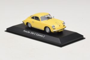 Porsche 356C Carrera 2 Gelb Maxichamps 1:43 940062361 Druckguss — Bild 3 von 5