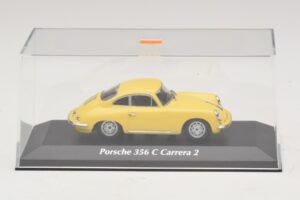 Porsche 356C Carrera 2 Gelb Maxichamps 1:43 940062361 Druckguss — Bild 4 von 5