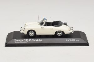 Porsche 356C Cabriolet Polizei Dusseldorf Minichamps 1:43 430062391 Druckguss