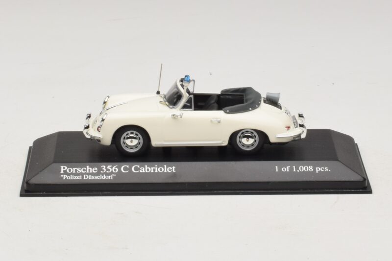 Porsche 356C Cabriolet Polizei Dusseldorf Minichamps 1:43 430062391 Druckguss