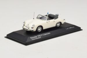 Porsche 356C Cabriolet Polizei Dusseldorf Minichamps 1:43 430062391 Druckguss — Bild 2 von 5