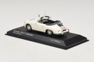 Porsche 356C Cabriolet Polizei Dusseldorf Minichamps 1:43 430062391 Druckguss — Bild 3 von 5