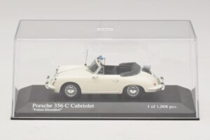 Porsche 356C Cabriolet Polizei Dusseldorf Minichamps 1:43 430062391 Druckguss — Bild 4 von 5
