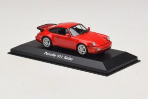 Porsche 911 964 Turbo Rot Maxichamps 1:43 940069102 Druckguss — Bild 3 von 5