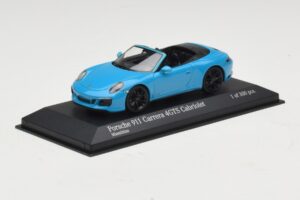 Porsche 911 991.1 Carrera 4 GTS Cabriolet Blau Minichamps 1:43 410067332 Druckguss — Bild 2 von 5