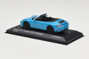 Porsche 911 991.1 Carrera 4 GTS Cabriolet Blau Minichamps 1:43 410067332 Druckguss — Bild 3 von 5