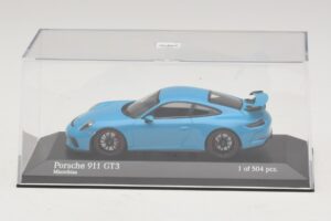 Porsche 911 991.1 GT3 Blau Minichamps 1:43 410066022 Druckguss — Bild 4 von 5