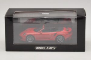 Porsche 911 991.1 Turbo S Cabriolet Rot Minichamps 1:43 410067180 Druckguss — Bild 5 von 5