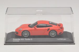 Porsche 911 991.1 Turbo S Orange Minichamps 1:43 410067171 Druckguss — Bild 4 von 5