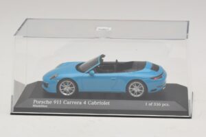 Porsche 911 991.2 Carrera 4 Cabriolet Blau Minichamps 1:43 410067232 Druckguss — Bild 4 von 5