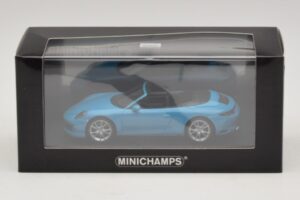 Porsche 911 991.2 Carrera 4 Cabriolet Blau Minichamps 1:43 410067232 Druckguss — Bild 5 von 5