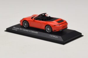 Porsche 911 991.2 Carrera 4 Cabriolet Orange Minichamps 1:43 410067231 Druckguss — Bild 3 von 5