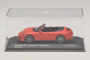 Porsche 911 991.2 Carrera 4 Cabriolet Orange Minichamps 1:43 410067231 Druckguss — Bild 4 von 5