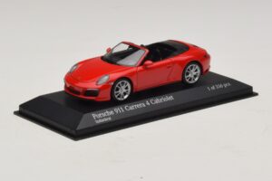 Porsche 911 991.2 Carrera 4 Cabriolet Rot Minichamps 1:43 410067230 Druckguss — Bild 2 von 5
