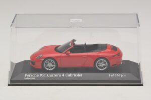 Porsche 911 991.2 Carrera 4 Cabriolet Rot Minichamps 1:43 410067230 Druckguss — Bild 4 von 5