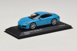 Porsche 911 991.2 Carrera 4S Blau Minichamps 1:43 410067242 Druckguss — Bild 2 von 5