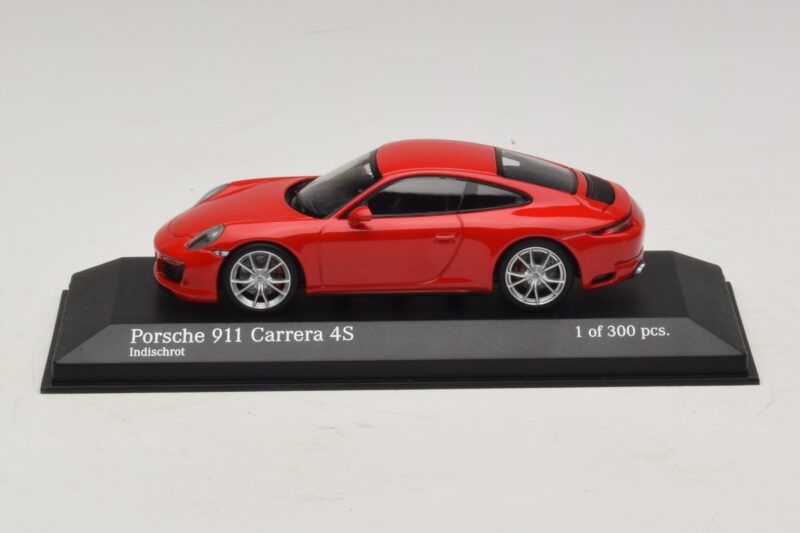 Porsche 911 991.2 Carrera 4S Rot Minichamps 1:43 410067240 Druckguss