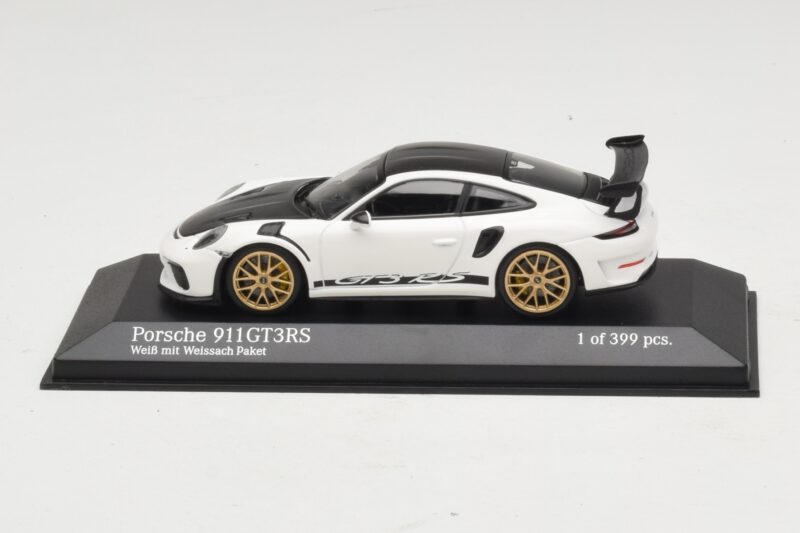Porsche 911 991.2 GT3 RS Weiß Mit Weissach Package Minichamps 1:43 410067022 Druckguss