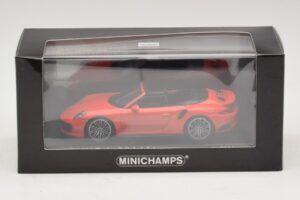 Porsche 911 991 Turbo S Cabriolet Orange Minichamps 1:43 410067181 Druckguss — Bild 5 von 5