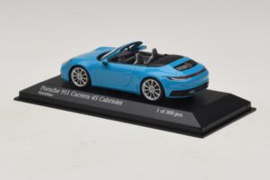 Porsche 911 992 Carrera 4S Cabriolet Blau Minichamps 1:43 410069332 Druckguss — Bild 3 von 5