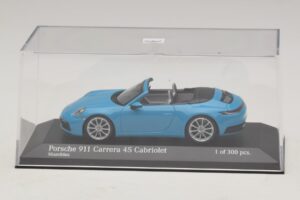 Porsche 911 992 Carrera 4S Cabriolet Blau Minichamps 1:43 410069332 Druckguss — Bild 4 von 5