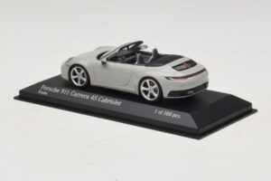 Porsche 911 992 Carrera 4S Cabriolet Grau Minichamps 1:43 410069331 Druckguss — Bild 3 von 5