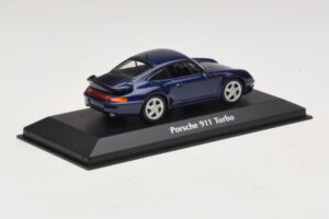 Porsche 911 993 Turbo Blue Metallic Maxichamps 1:43 940069201 Druckguss — Bild 2 von 5