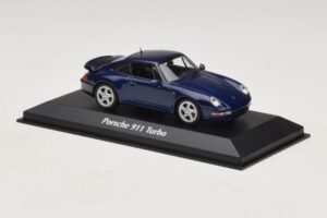 Porsche 911 993 Turbo Blue Metallic Maxichamps 1:43 940069201 Druckguss — Bild 3 von 5