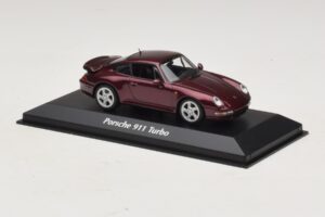 Porsche 911 993 Turbo Rot Metallic Maxichamps 1:43 940069200 Druckguss — Bild 3 von 5