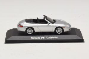 Porsche 911 996 Cabriolet Silber Maxichamps 1:43 940061031 Druckguss