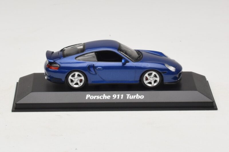 Porsche 911 996 Turbo Blue Metallic Maxichamps 1:43 940069301 Druckguss