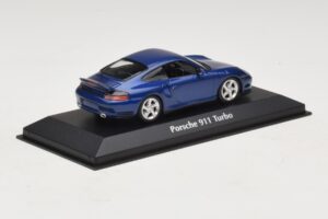 Porsche 911 996 Turbo Blue Metallic Maxichamps 1:43 940069301 Druckguss — Bild 2 von 5