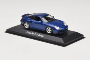 Porsche 911 996 Turbo Blue Metallic Maxichamps 1:43 940069301 Druckguss — Bild 3 von 5