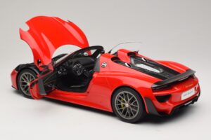 Porsche 918 Spyder Weissach Package Guards Red AUTOart 1:12 12122 Druckguss — Bild 5 von 8