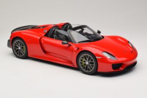 Porsche 918 Spyder Weissach Package Guards Red AUTOart 1:12 12122 Druckguss — Bild 6 von 8