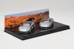 Porsche Carrera GT Spider & Coupé Set Silber Minichamps 1:43 WAP02010314 Druckguss — Bild 2 von 5