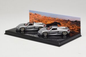 Porsche Carrera GT Spider & Coupé Set Silber Minichamps 1:43 WAP02010314 Druckguss — Bild 3 von 5