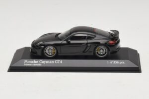 Porsche Cayman GT4 981 Black Metallic Minichamps 1:43 410066121 Druckguss