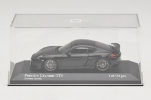 Porsche Cayman GT4 981 Black Metallic Minichamps 1:43 410066121 Druckguss — Bild 4 von 5
