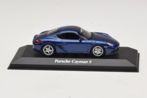 Porsche Cayman S 987 Blau Metallic Maxichamps 1:43 940065621 Druckguss