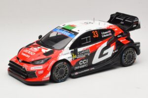 Toyota GR Yaris Rally1 #33 E. Evans / S. Martin Rally Monte Carlo 2026 IXO 1:18 18RMC269B Druckguss