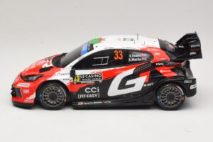 Toyota GR Yaris Rally1 #33 E. Evans / S. Martin Rally Monte Carlo 2026 IXO 1:18 18RMC269B Druckguss — Bild 3 von 6