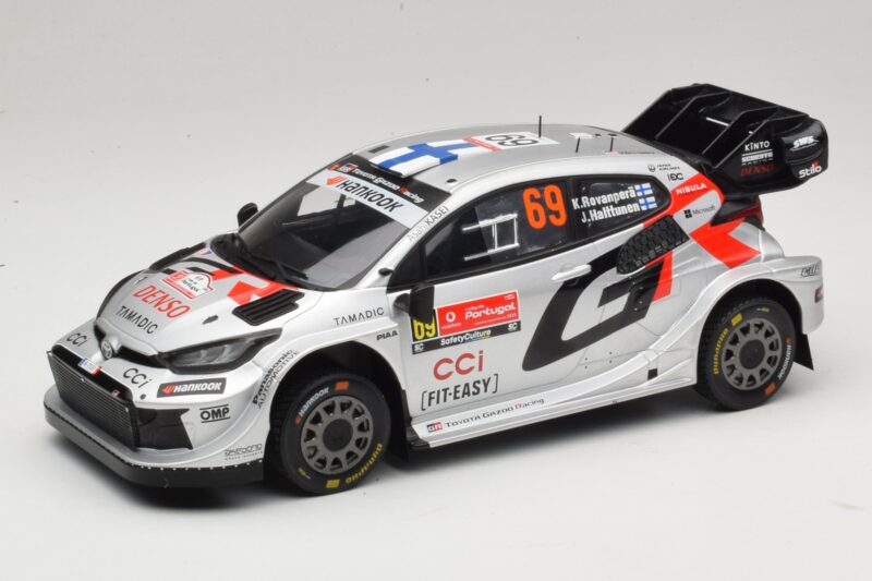 Toyota GR Yaris Rally1 #69 K. Rovanpera / J. Halttunen Rally Portugal 2025 IXO 1:18 18RMC250B Druckguss