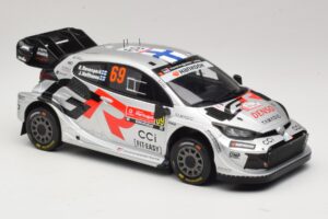 Toyota GR Yaris Rally1 #69 K. Rovanpera / J. Halttunen Rally Portugal 2025 IXO 1:18 18RMC250B Druckguss — Bild 4 von 6