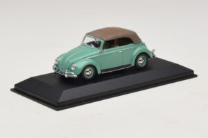Volkswagen 1200 Cabriolet Stoffverdeck Grün Minichamps 1:43 430052042 Druckguss — Bild 2 von 5