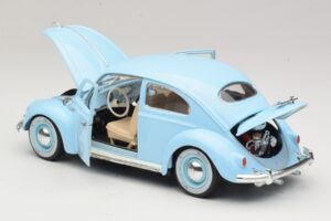 Volkswagen Käfer Blau Bburago 1:18 3381 Druckguss — Bild 5 von 8