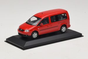 Volkswagen Caddy 2K Bus Rot Minichamps 1:43 CADDY009 Druckguss — Bild 2 von 5