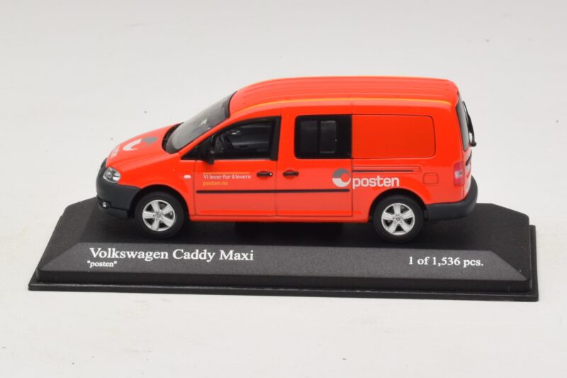 Volkswagen Caddy Maxi Mk3 Norway Post Minichamps 1:43 403057005 Druckguss
